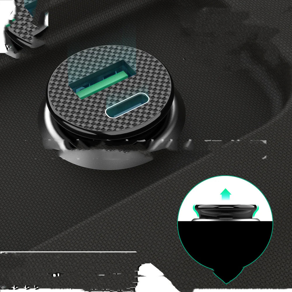 QC3.0 Mini 30W Rapid Auto Charger Manufacturer