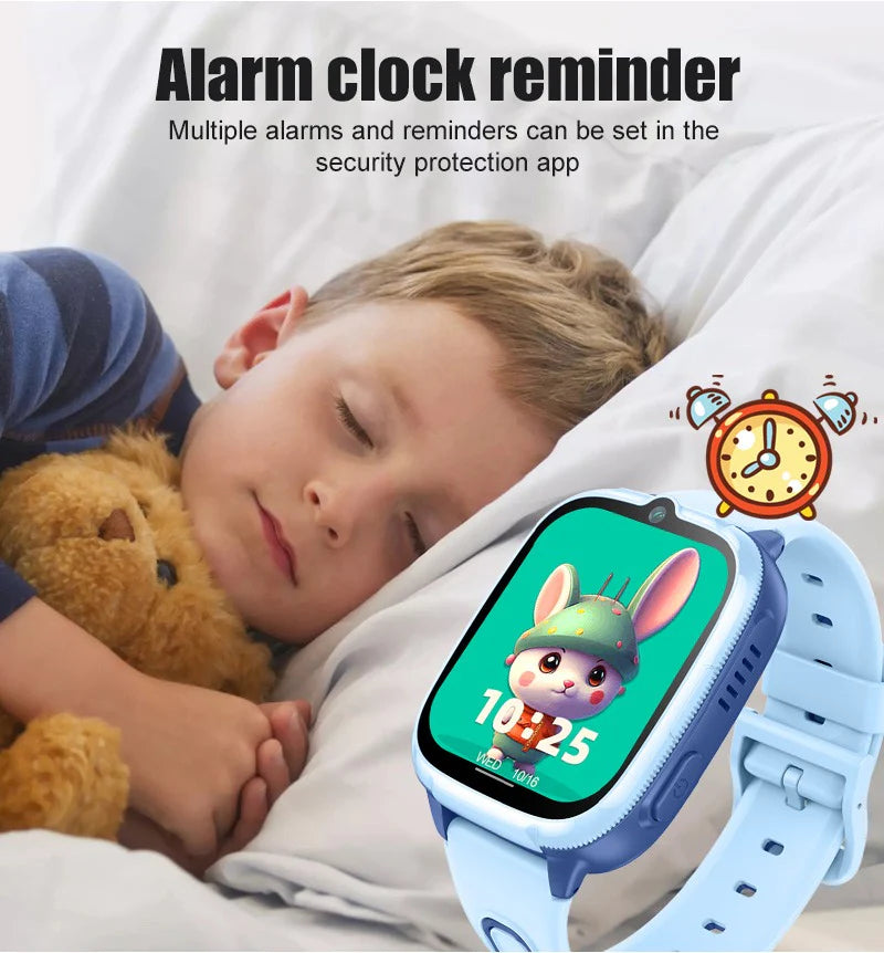 4G Kids Smartwatch D53 GPS Locator Tracker Video Call Smart Watch for Children Waterproof SOS Anti-Lost Watch Parent Control App