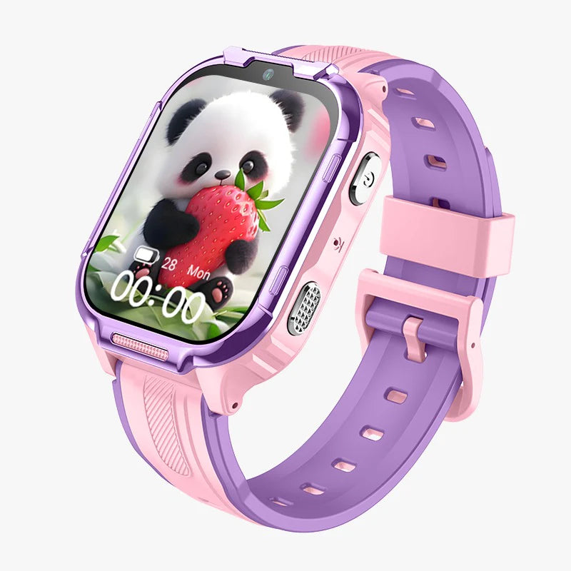 D55 Kids Smartwatch Android with GPS Tracker SIM Card Child Smart Watch for Calling, Location Tracking Safety Monitoring Smartwatch for Boys and Girls