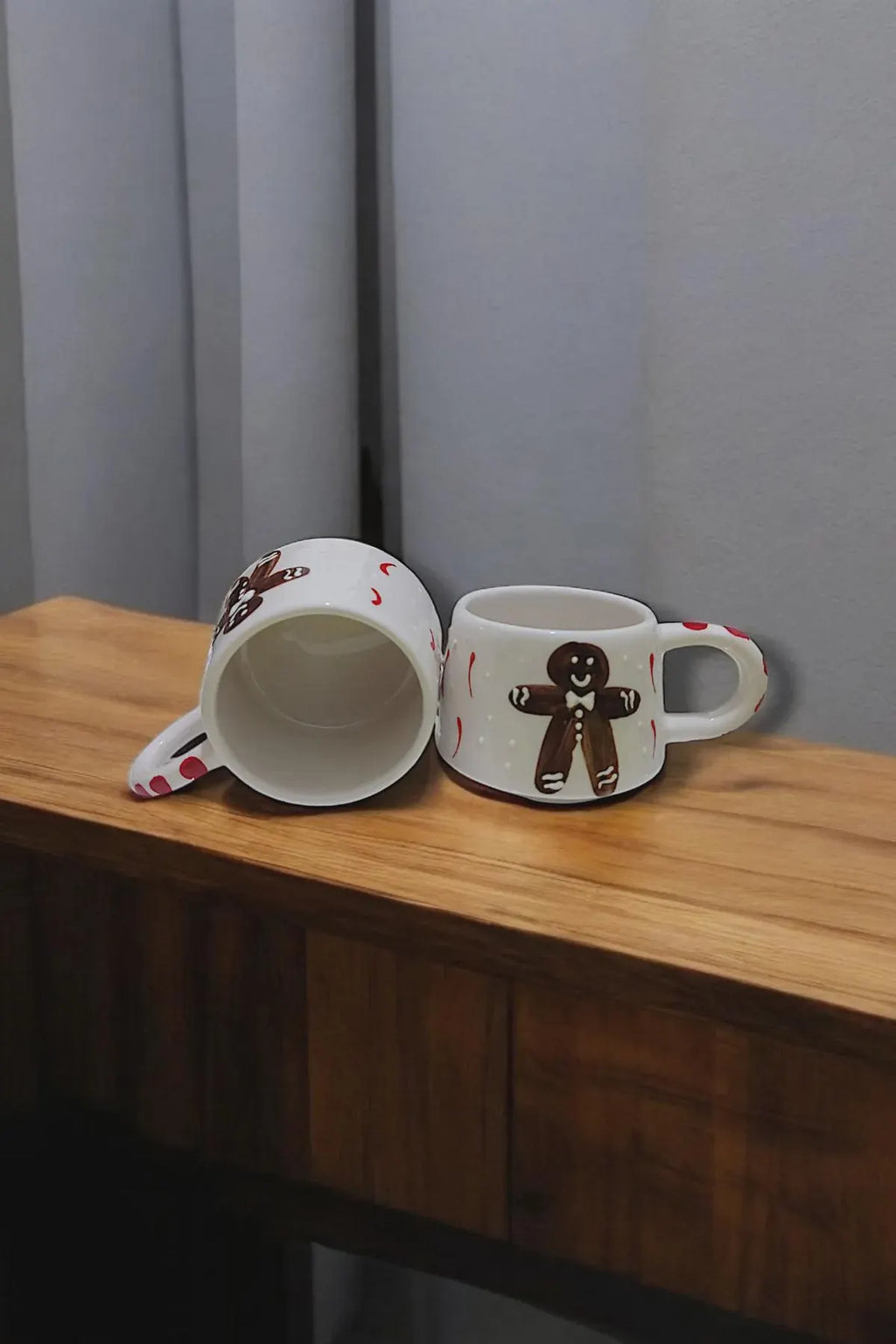 Handmade Ceramic Cookie Mug Set with Delightful Cookie-Inspired Design